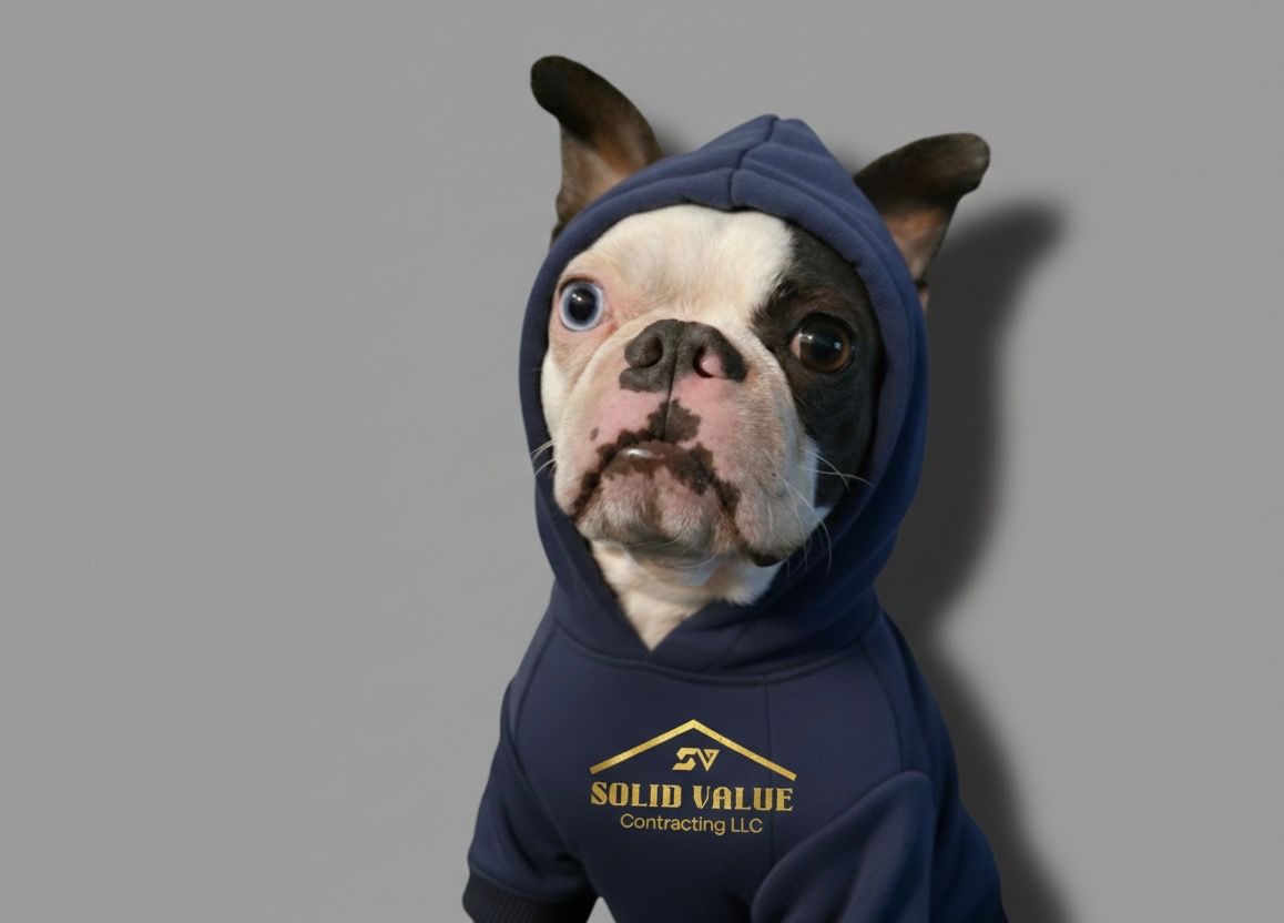 Puppy, a Solid Value Contracting team mascot